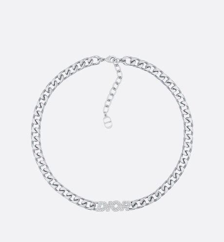 Dior Italic Chain Link Necklace